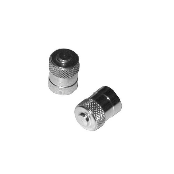 Car Dust Caps - Chrome - Pack Of 100