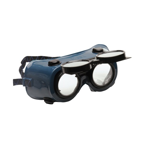 Flip-Up Gas Welding Goggles - Black