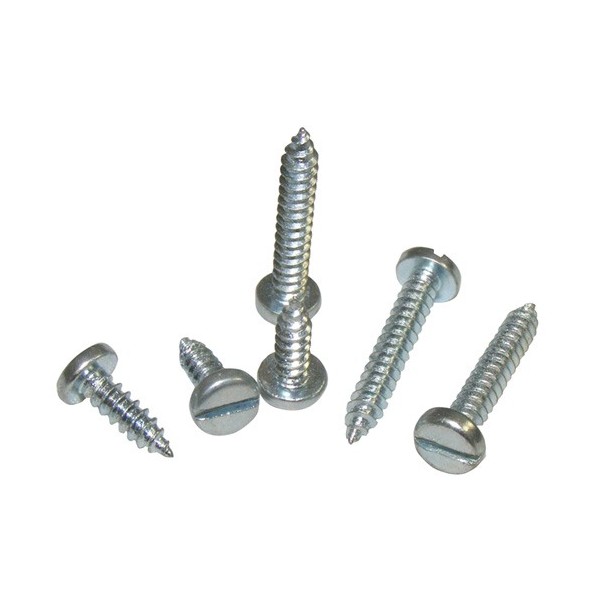 Screw Self Tap Slotted - 3/4in. x Size 8 - Pack of 10