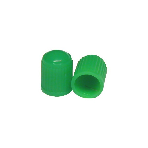 Car Dust Caps - Green - Set Of 4
