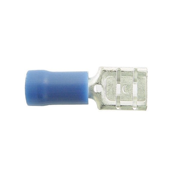 Wiring Connectors - Blue - Female Slide-On - 6.3mm - Pack of 4