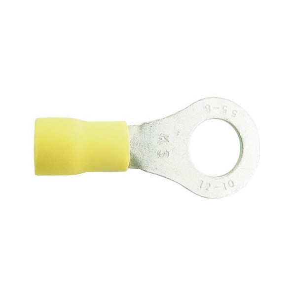 Wiring Connectors - Yellow - Ring - 8mm - Pack of 2
