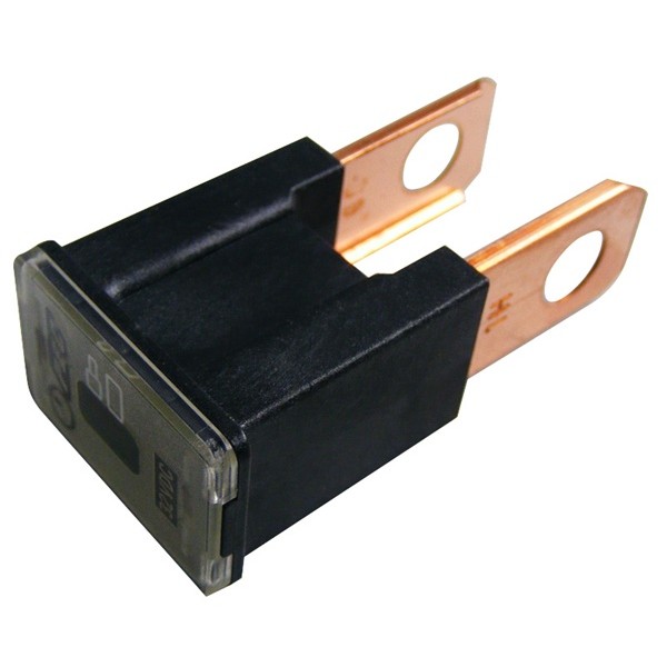 Fuse - Male Slow Blow - Black - 80A