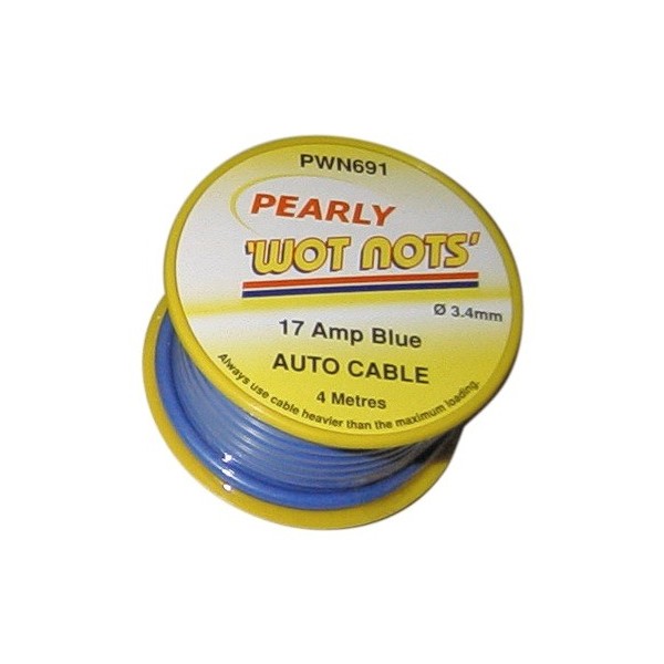 1 Core Cable - Blue - 4m - 17A