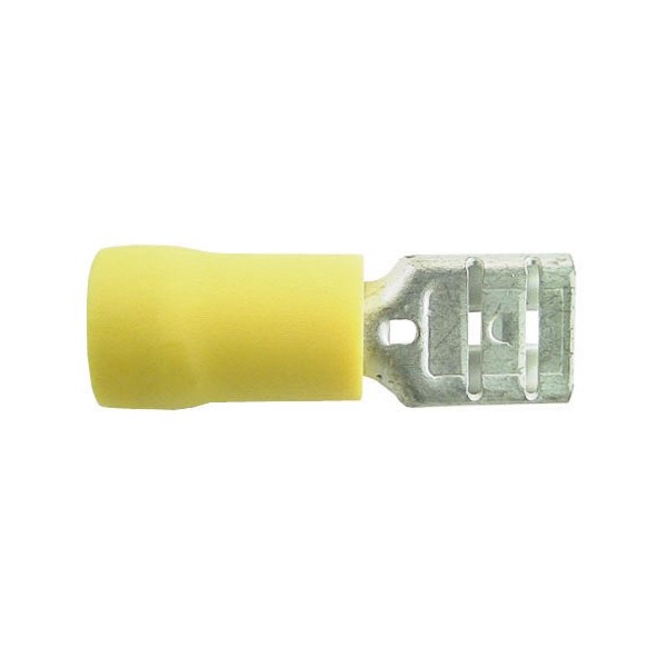 Wiring Connectors - Yellow - Female Slide-On 250 - Pack of 25