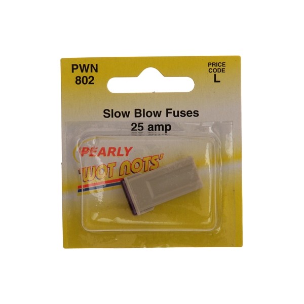 Fuse - J Type Slow Blow - Clear - 25A