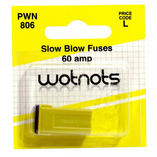 Fuse - J Type Slow Blow - Yellow - 60A