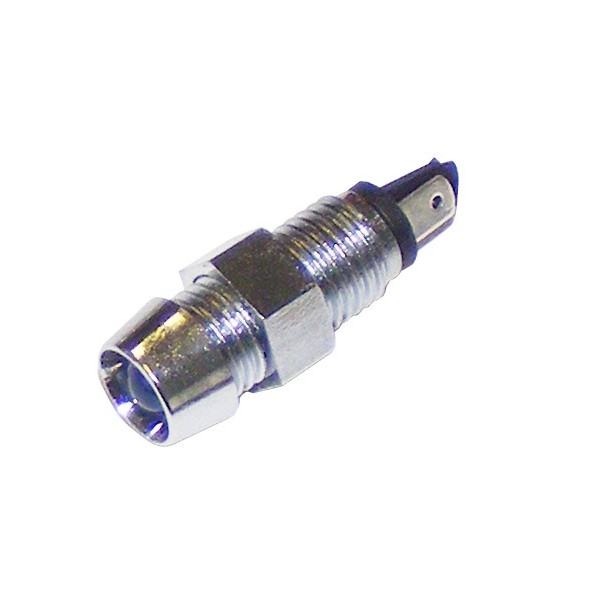 Warning Light - Chrome Led - Blue