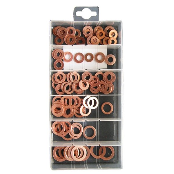 Copper Washers - Assorted - Pack Of 100