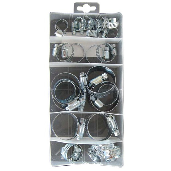 Assorted M/S Hose Clips - Box of 26