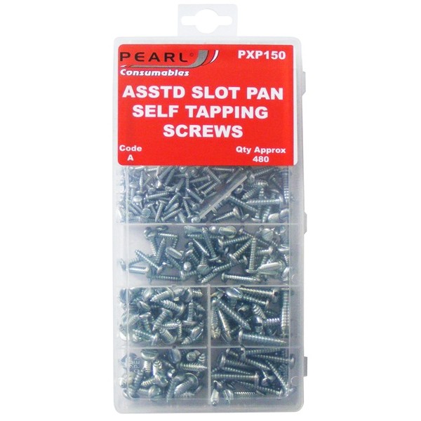 Slot Pan Self Tapping Screws - Assorted - Pack of 480