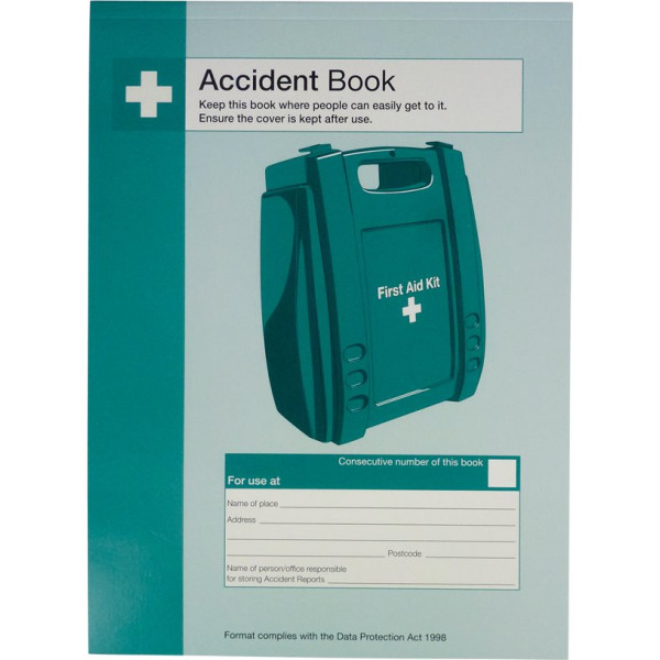 First Aid Accident Book - A4