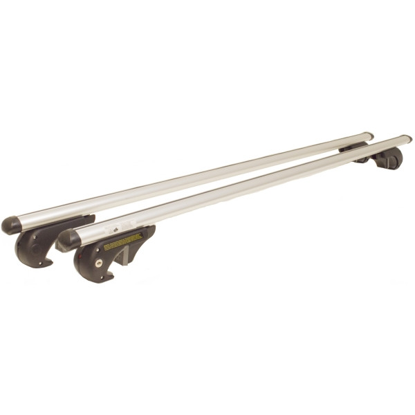 Universal Aluminium Open Rail Roof Bars - 1.35m