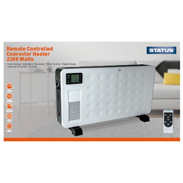 Remote Controlled Convector Heater - 2300W