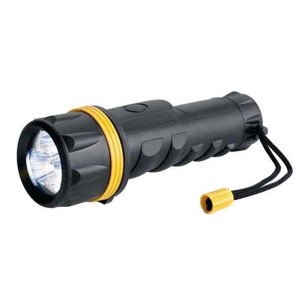 Heavy Duty Rubber LED Torch - 50 Lumens