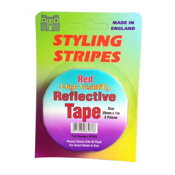 Hi Vis Reflective Tape - Red