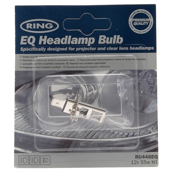 Halogen Bulb - 12v 55w H1A P14.5s - Headlamp Premium