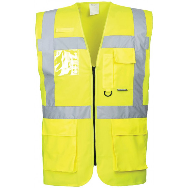 Berlin Executive Hi-Vis Vest - Yellow - Medium