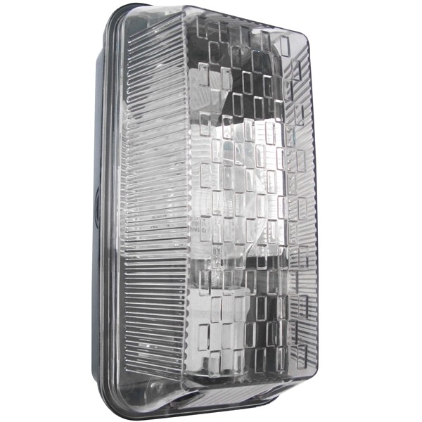 Rectangular Bulkhead Light - Black - 100W