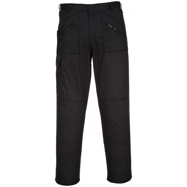 Action Trousers - Black - 38in. Waist (Short)