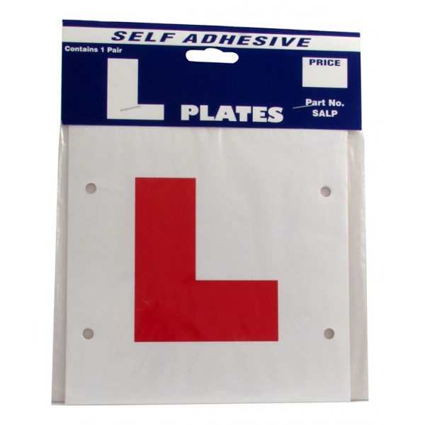 L Plates - Self Adhesive - Pair