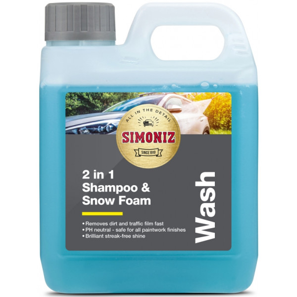 2 in 1 Shampoo & Snow Foam - 1 Litre