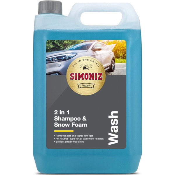2 in 1 Shampoo & Snow Foam - 5 Litre
