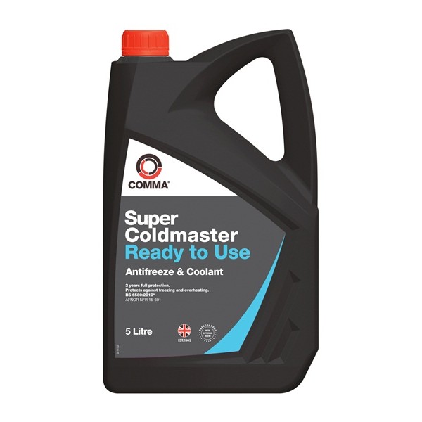 Super Coldmaster Antifreeze & Coolant - Ready To Use - 5 Litre