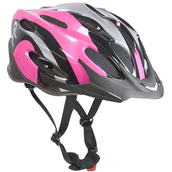 Vapour™ Adult Black & Pink Cycle Helmet 56-58cm