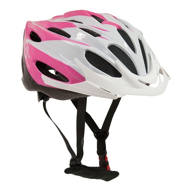 Comp Team™ Junior Pink & White Cycle Helmet 52-56cm