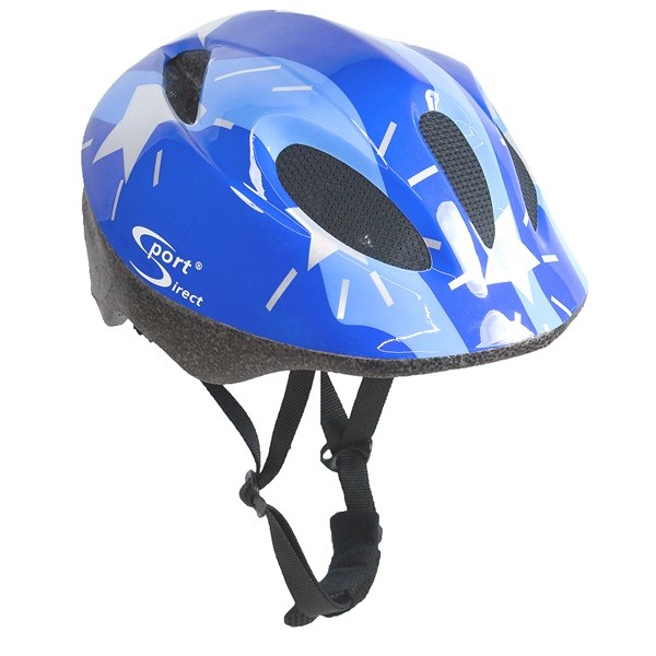 Silver Stars™ Junior Blue Cycle Helmet 48-52cm