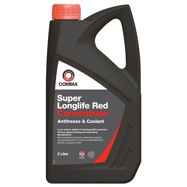 Super Longlife Antifreeze & Coolant - Concentrated - 2 Litre