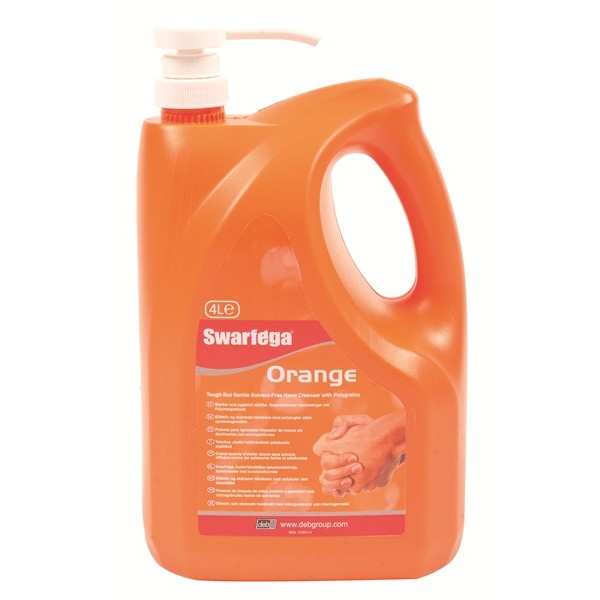 Orange Hand Cleaner - 4 Litre Pump