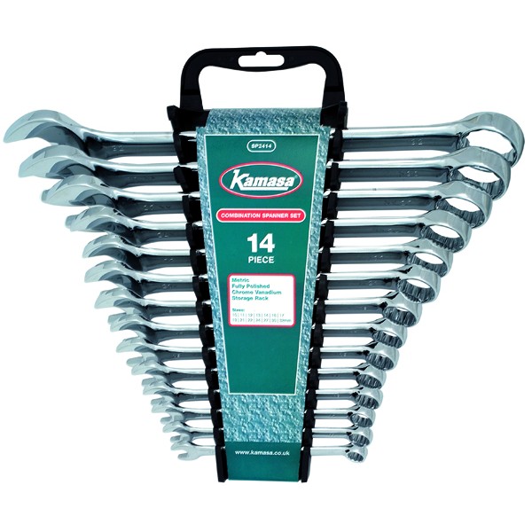 Wrench Set - Combination - 14 Piece