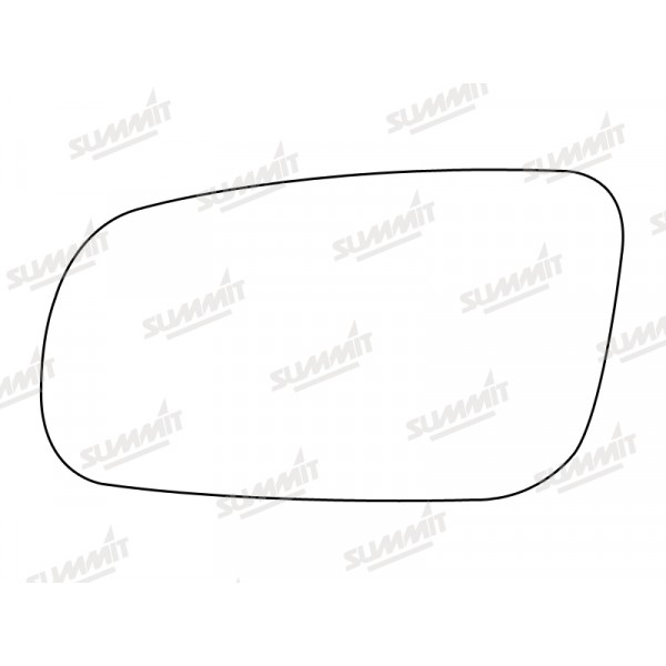 Mirror Glass Replacement - OEM Style With Heated Base Plate