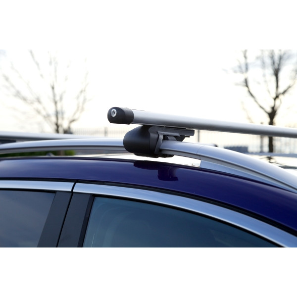 Universal Aluminium Open Rail Roof Bars - 1.35m