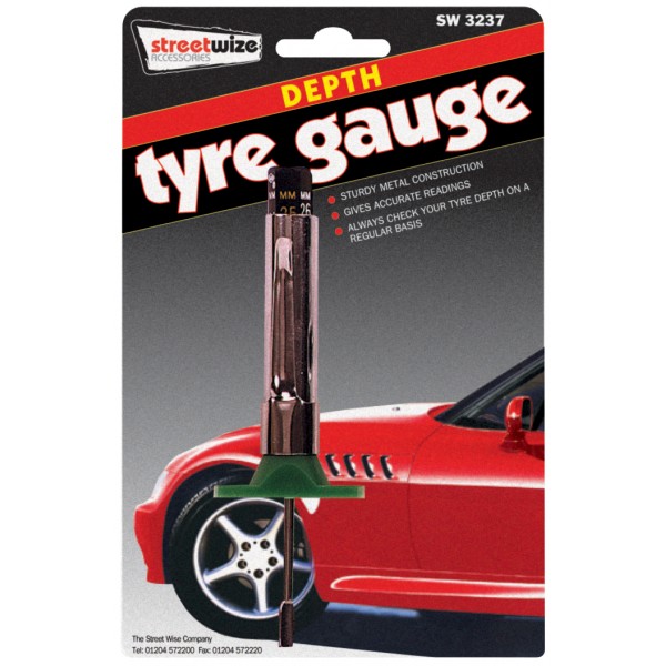 Tyre Tread Depth Gauge - Analogue