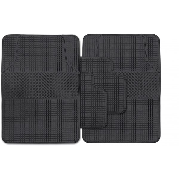 Universal Rubber Mat Set - Heavy Duty - 4 Piece