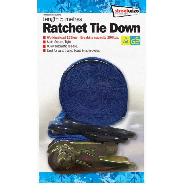 Ratchet Tie Down - 5m