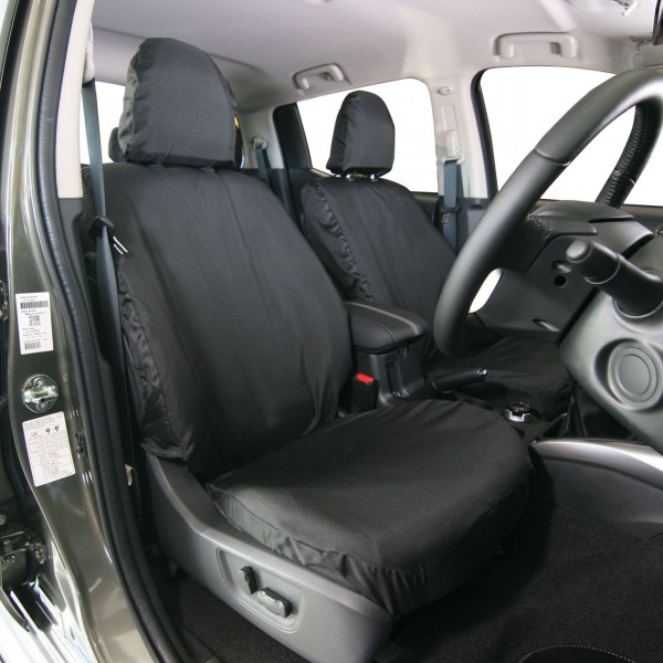 Car Seat Cover - Font Seat - Black - Fiat Fullback and Mitsubishi L200 (Series 5)