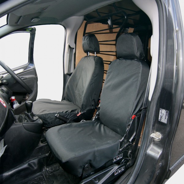 Van Seat Cover - Front Single - Black - Fiorino, Nemo, Bipper, Doblo and Combo
