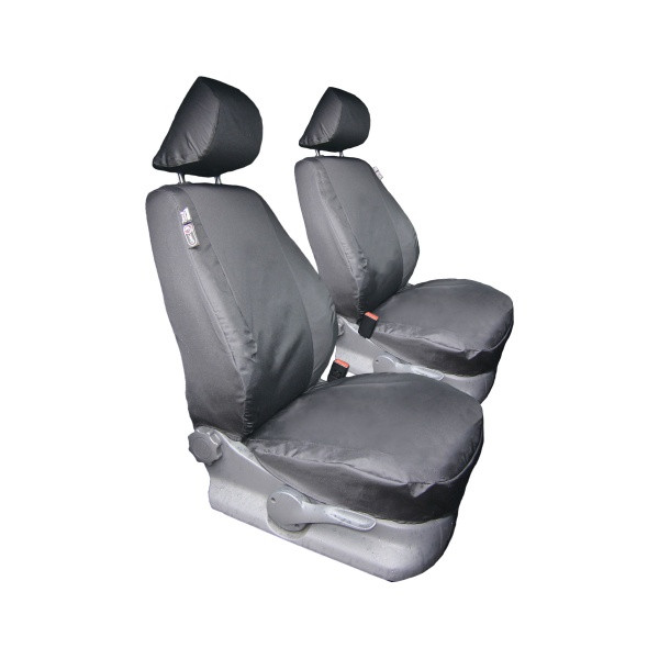 Car Seat Cover - Front Set - Black - Volkswagen Amarok (2010 - 2022)