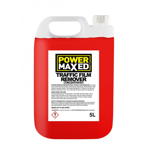 Power Maxed Traffic Film Remover - 5 Litre Concentrate