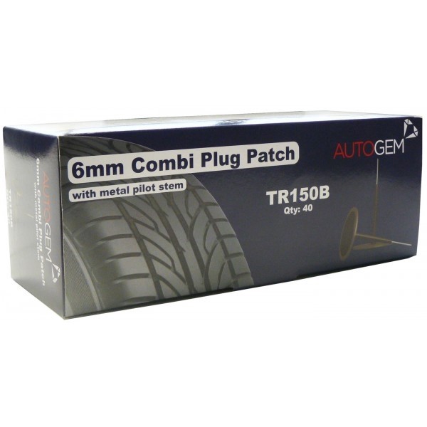 Combi Plug Patches 6mm - Pack of 40