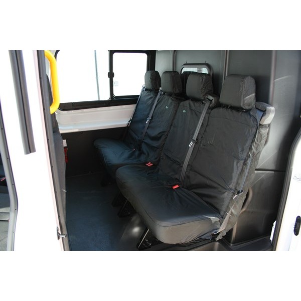 Van Seat Cover - Rear - Black - Ford Transit Crew 2013/63 Onwards
