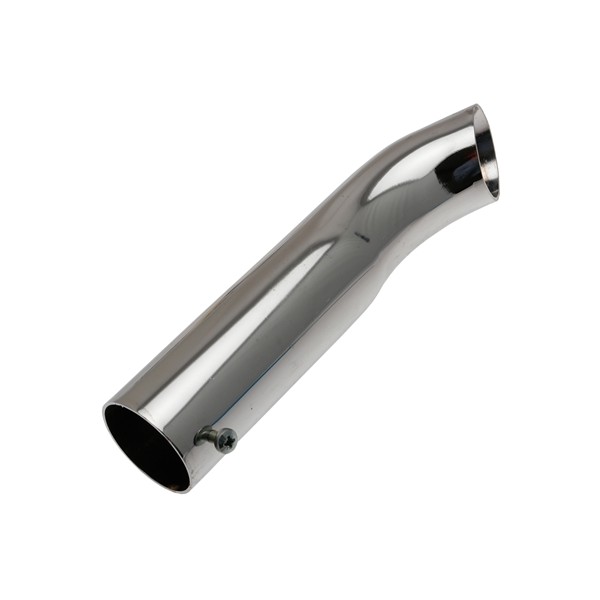 Exhaust Trim - Curved End - Chrome - 41mm