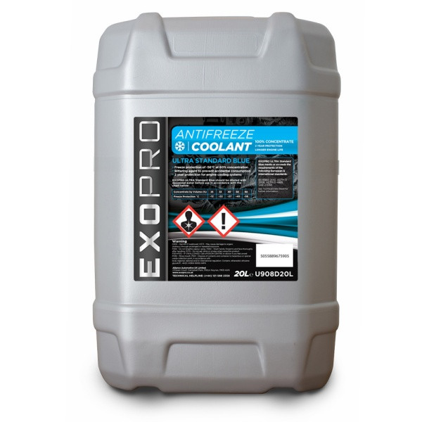 ExoPro Ultra Standard Blue Antifreeze - 20 Litre