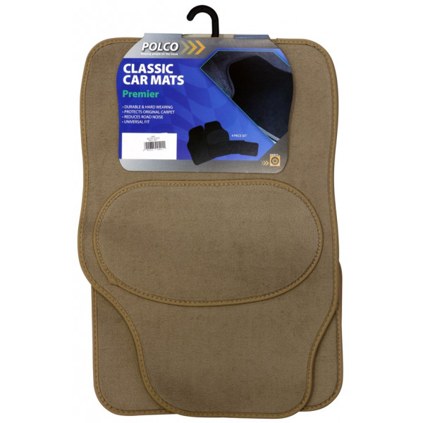 Premier Universal Mat Set - Beige - 4 Piece