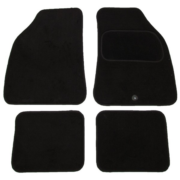 Premier Universal Mat Set - With Drivers Heel Pad - Black - 4 Piece