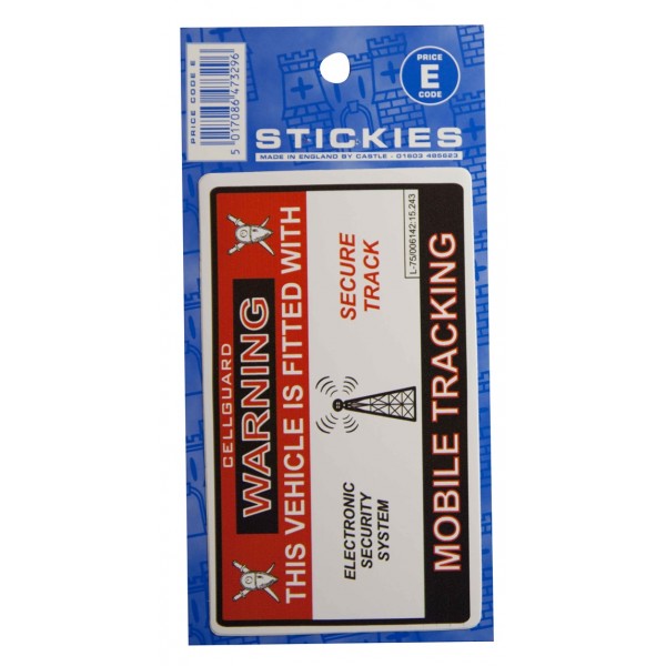 Outdoor Vinyl Sticker - Vehicle Mobile Tracker